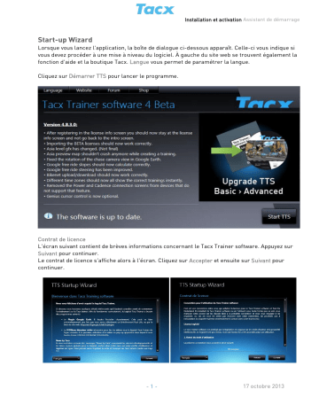Tacx Tacx Trainer software 4 Startup Wizard Manuel du propriétaire | Fixfr