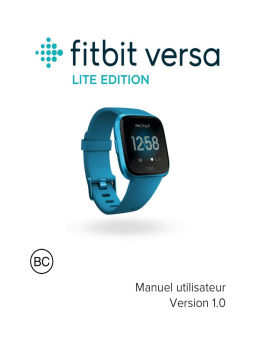 Fitbit Versa Lite Manuel du propriétaire