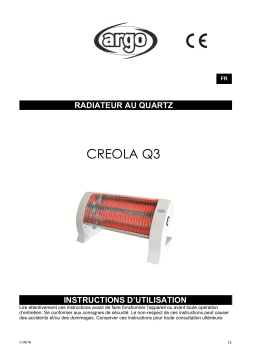 Argo Creola Q3 Manuel du propriétaire