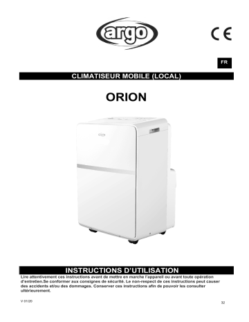 Argo Orion Manuel du propriétaire | Fixfr