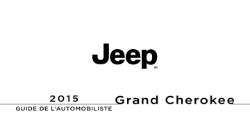 Jeep Grand Cherokee - 2015 Manuel du propriétaire | Fixfr