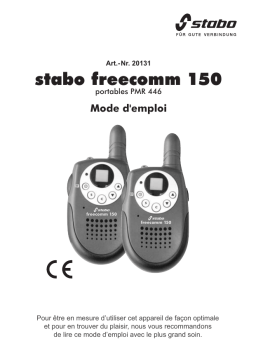 stabo FREECOMM 150 Manuel du propriétaire