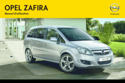 Opel Zafira 2013 Manuel du propriétaire