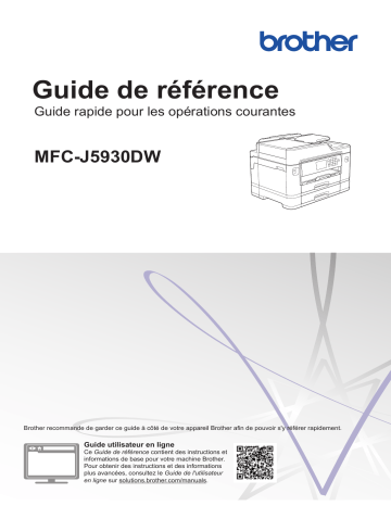 Brother MFC-J5930DW Manuel du propriétaire | Fixfr