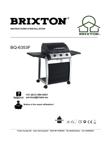 Brixton BQ-6353 Manuel du propriétaire | Fixfr