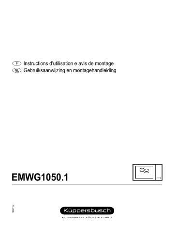 Küppersbusch emwg 1050 1 e Manuel du propriétaire | Fixfr