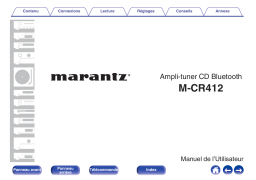 Marantz M-CR412 Melody Manuel du propriétaire