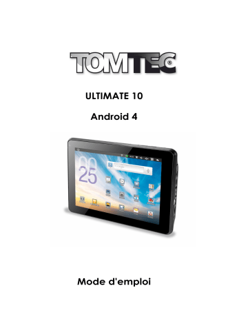 Tomtec ATP7659 ULTIMATE10 Android 4.0 Manuel du propriétaire | Fixfr