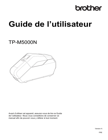 Brother TP-M5000N Manuel du propriétaire | Fixfr