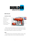 Builder BDNV1350-A100 Manuel du propri&eacute;taire