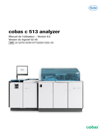 Roche cobas c 513 Manuel utilisateur | Fixfr