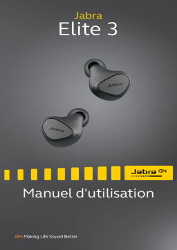 Jabra Elite 3 - Navy Manuel utilisateur