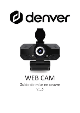 Denver WEC-3110 FULL HD Webcam Manuel utilisateur