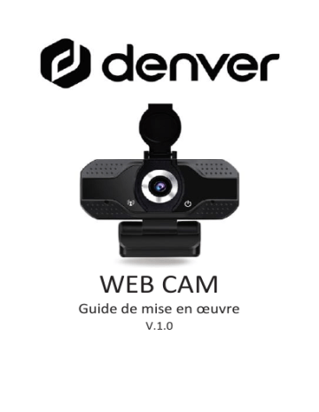 Denver WEC-3110 FULL HD Webcam Manuel utilisateur | Fixfr