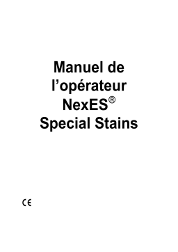Roche NexES Special Stains Manuel utilisateur