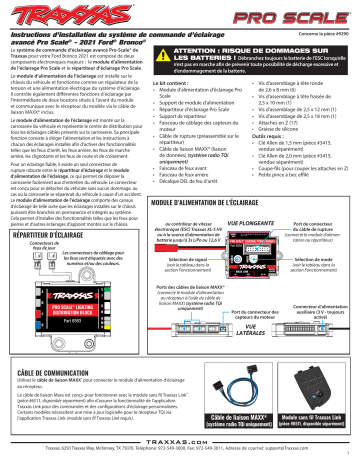 Traxxas TRX-4 2021 Bronco Mode d'emploi | Fixfr