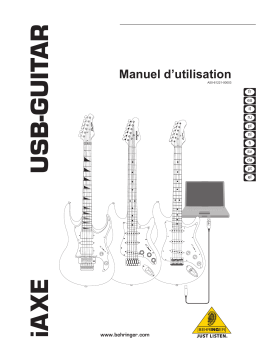 Behringer iAXE624-BD Guitar and Bass Manuel du propriétaire