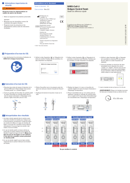 Roche SARS-CoV-2 Antigen Control Swab Guide de référence