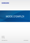 Samsung SM-T735 Manuel utilisateur