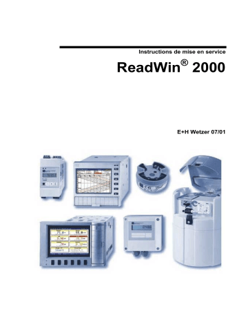 Endres+Hauser ReadWin 2000 (GB) Mode d'emploi | Fixfr