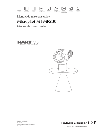 Endres+Hauser Micropilot M FMR230 HART Mode d'emploi | Fixfr