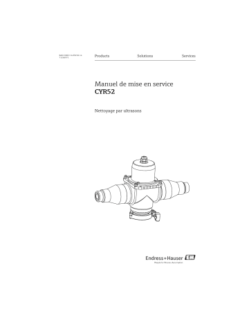 Endres+Hauser CYR52 Mode d'emploi | Fixfr