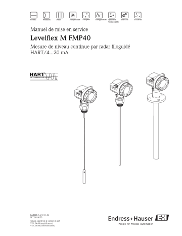 Endres+Hauser Levelflex M FMP40 HART Mode d'emploi | Fixfr