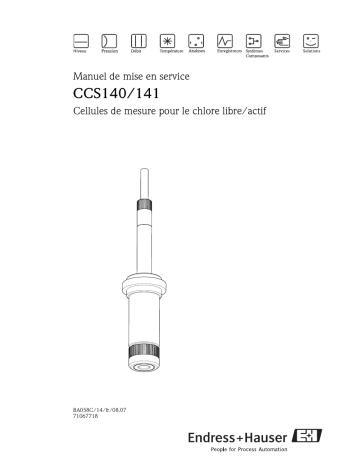 Endres+Hauser CCS140/141 Mode d'emploi | Fixfr