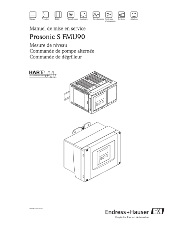 Endres+Hauser Prosonic S FMU90 HART Mode d'emploi | Fixfr