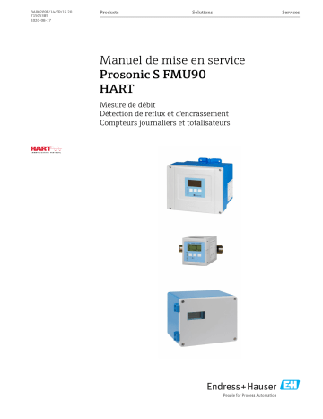 Endres+Hauser Prosonic S FMU90 HART Mode d'emploi | Fixfr