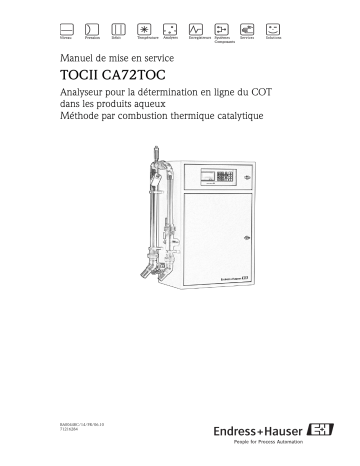 Endres+Hauser TOCII CA72TOC Mode d'emploi | Fixfr