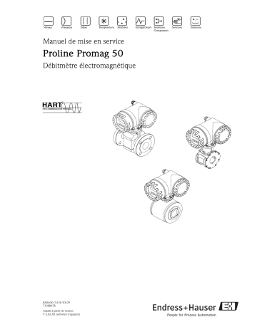 Endres+Hauser Proline Promag 50 HART Mode d'emploi | Fixfr