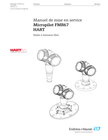 Endres+Hauser Micropilot FMR67 HART Mode d'emploi | Fixfr