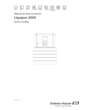 Endres+Hauser Liquiport 2000 active cooling Mode d'emploi | Fixfr