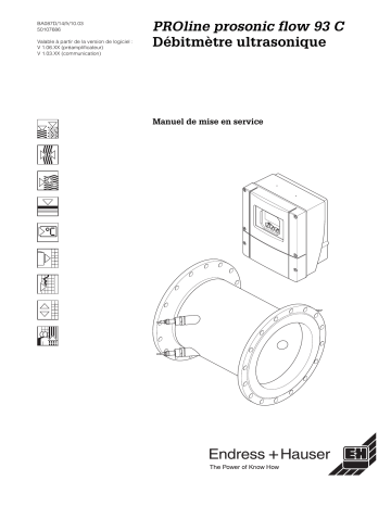 Endres+Hauser Prosonic Flow 93 C Mode d'emploi | Fixfr