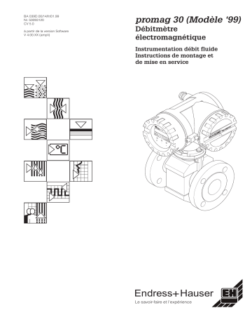 Endres+Hauser Promag 30 (Mod. 99) Mode d'emploi | Fixfr