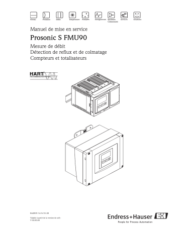 Endres+Hauser Prosonic S FMU90 HART Mode d'emploi | Fixfr