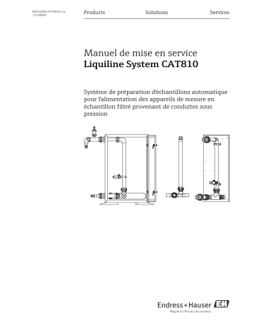 Endres+Hauser Liquiline SystemCAT810 Mode d'emploi | Fixfr