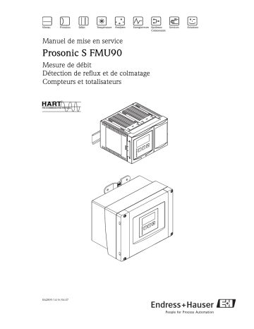 Endres+Hauser Prosonic S FMU90 HART Mode d'emploi | Fixfr