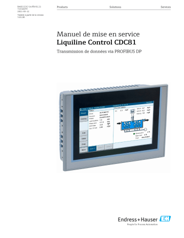 Endres+Hauser Liquiline Control CDC81 Mode d'emploi | Fixfr