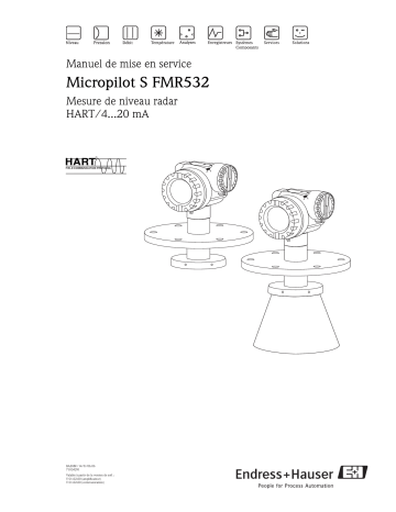 Endres+Hauser Micropilot S FMR532 HART Mode d'emploi | Fixfr