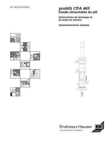 Endres+Hauser Probfit H CPA465 Mode d'emploi | Fixfr