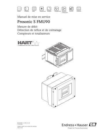 Endres+Hauser Prosonic S FMU90 HART Mode d'emploi | Fixfr