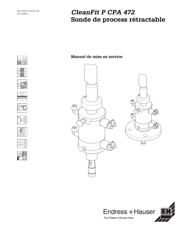 Endres+Hauser Cleanfit P CPA472 Mode d'emploi | Fixfr