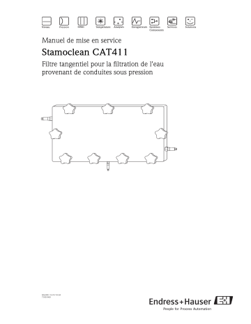 Endres+Hauser Stamoclean CAT411 Mode d'emploi | Fixfr