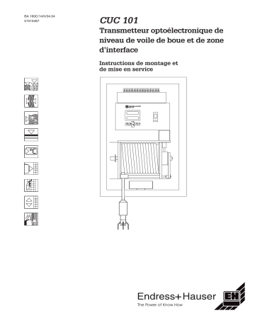 Endres+Hauser CUC101 Mode d'emploi | Fixfr