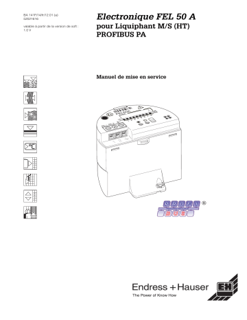 Endres+Hauser Liquiphant M/SFTL50, FTL51, FTL50H, FTL51H, FTL51C, FTL70, FTL71Electronic insert FEL50A PA Mode d'emploi | Fixfr