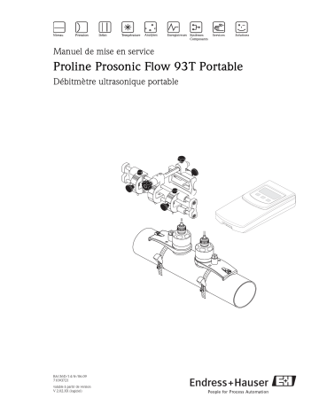Endres+Hauser Proline Prosonic Flow 93T Portable Mode d'emploi | Fixfr