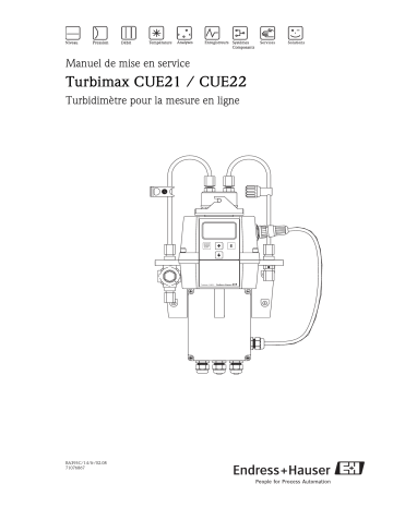 Endres+Hauser Turbimax CUE21 / CUE22 Mode d'emploi | Fixfr