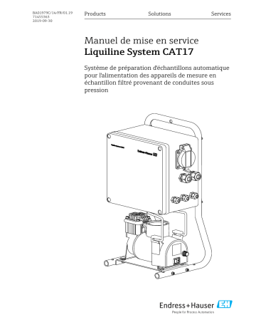 Endres+Hauser Liquiline System CAT17 Mode d'emploi | Fixfr